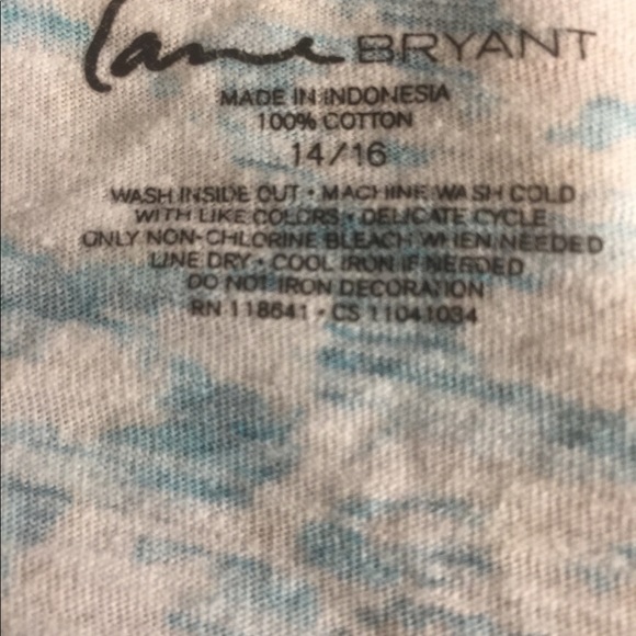 Lane Bryant Shirt size 14/16 - Picture 7 of 9